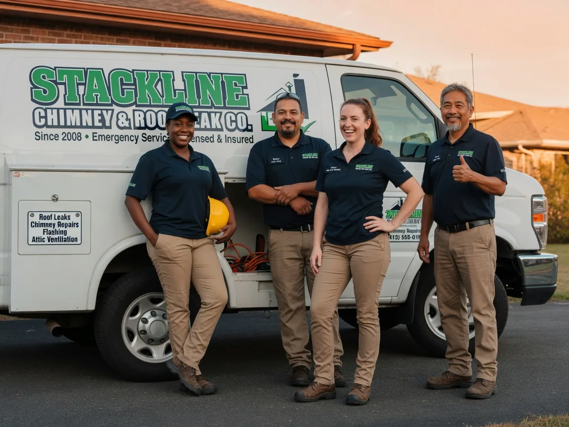 Chimney flashing repair company in Bowman, GA
